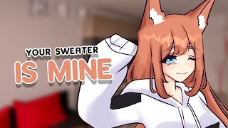 Needy Kitsune Girlfriend Swipes your Hoodie  Kitsune x Listener ASMR Roleplay F4A sleep aid [upl. by Ettenwahs965]