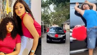 Regina Daniels Surprises Childhood Friend with a BrandNew Venza reginaldaniels [upl. by Aviva]