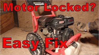 Small Engine Locked Up Easy Fix How to Unlock Seized Motor [upl. by Ahseenal]