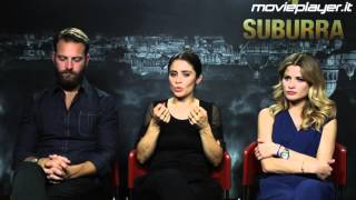 Suburra Videointervista a Alessandro Borghi Greta Scarano e Giulia Elettra Gorietti [upl. by Cliffes]