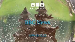 BBC News intro 12pm 281223 [upl. by Tu599]