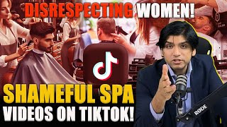 Shameful spa videos on tiktok Disrespecting women [upl. by Rorke]