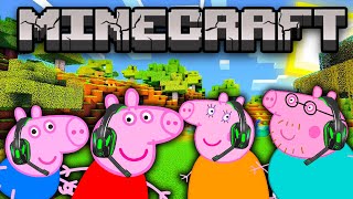 Peppa Pig Plays Minecraft 1 [upl. by Gerdeen]