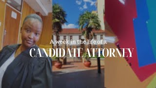 A realistic week in the life of a Candidate Attorney  South African YouTuber [upl. by Titania]