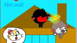 Evil Nano pushed Angel Nano Off The Roof [upl. by Katt]