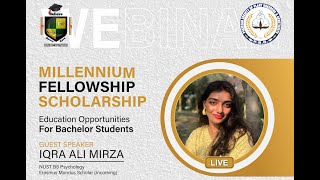 Millennium Fellowship for Undergraduate students by Iqra Ali [upl. by Zoeller268]