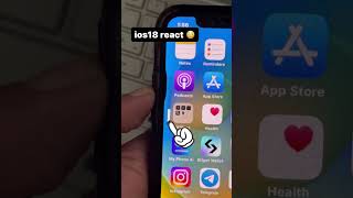 ios18 react 😳 [upl. by Sheldon698]