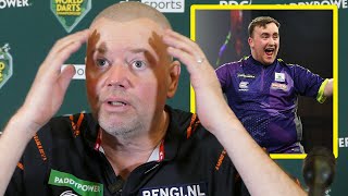 LUKE LITTLER A YOUNG VAN GERWEN  Raymond Van Barneveld HIGH PRAISE for teen prodigy [upl. by Ehav]