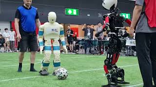 RoboCup 2022 Humanoid AdultSize Soccer Final NimbRo Germany vs HERoEHS Korea [upl. by Drahcir228]