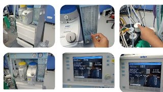 Anesthesia machine leak test process step by step in hindiDrager anaesthesia workstationDrager [upl. by Yak735]