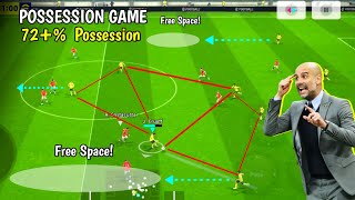 Researched Successful 🫡🔥 Custom Formation For Possession Game Lovers ✨ PES EMPIRE • [upl. by Romito]