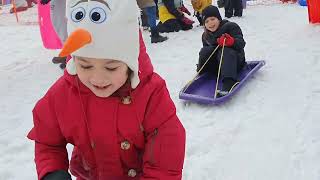 Tobogganing At Lake Mountain fun video australia [upl. by Iams245]