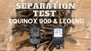 Minelab Equinox 900 amp Nokta Legend Separation Test  Metal Detecting [upl. by Suirtemid263]