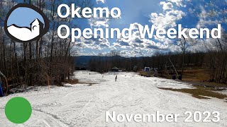 Okemo  Opening Weekend 20232024  Mountain Road to Fairway [upl. by Ahsataj697]