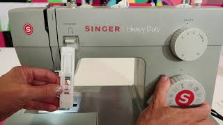 Singer Heavy Duty 4452 28 Buttonholes [upl. by Kcam564]