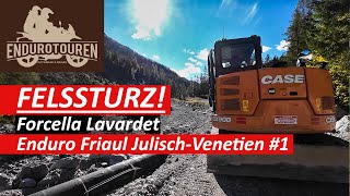 Ende Felssturz  Endurowandern  Friaul JulischVenetien  Goldener Oktober   1 Forcella Lavardet [upl. by Angadreme]