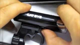 Cateye HLEL520 Bicycle Bright Front Led Light review [upl. by Munshi895]