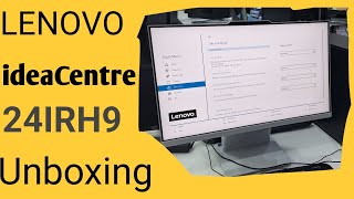 Lenovo IdeaCentre AIO 24IRH9 Unboxing [upl. by Ecirtnom]