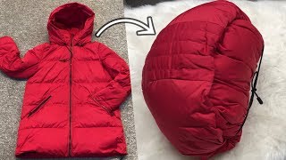 How To Pack It Down Jackets and Outerwear Neatly [upl. by Popele]