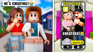 I SPIED on CHEATING ODERS in ROBLOX SNAPCHAT Brookhaven RP 🏡 [upl. by Dlared]