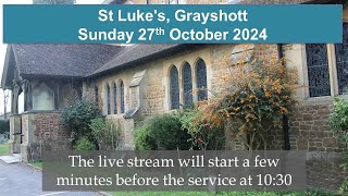 Morning Service from St Lukes Grayshott [upl. by Kalindi966]