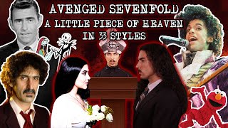 Avenged Sevenfold  A Little Piece Of Heaven in 33 Styles [upl. by Silverstein799]