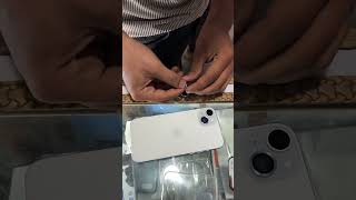 IPHONE 15 CAMERA LENS PROTECTION 🤙🔥iphonecamera cameralens cameraprotector iphone15 foryou [upl. by Yenal548]