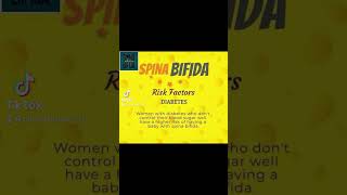 Spina Bifida Risk Factors SpinaBifida spinabifidaawareness [upl. by Ecylla]