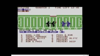 Computer Football Strategy  1983  C64 [upl. by Akiras3]