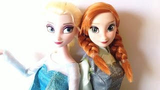 Disney Store Frozen Elsa and Anna Ice Skating Set review [upl. by Sudoeht871]