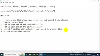 Python List  Method  Basic List Problem Solving  Creative Coders  Class 11 [upl. by Bihas]