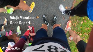 Växjö marathon 2022 Magnus Race Report Vlogg [upl. by Ayiram59]