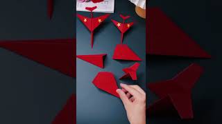 How to make a Bird paper Airplane  orange Paper Airplane ✈️shortsoriginaltrandingvairalvideo [upl. by Atihana]