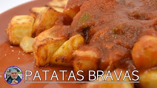 Recetas con freidora de aire  Patatas bravas muy picantes  recipe puttanesca sauce [upl. by Taite]