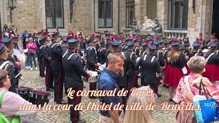 Le Carnaval de Paris 🇫🇷 à Bruxelles 🇧🇪 Fanfare de MoulbaixLigne [upl. by Derek]