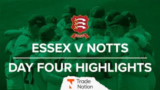 Essex v Nottinghamshire Day Four Highlights [upl. by Evyn148]