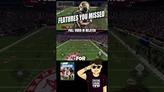 EA College Football 25  Features you Missed [upl. by Dekow55]