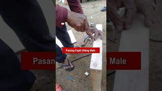 Pasang capit udang male diy diyproject woodworking kerajinandarikayu kerajinankayu darikayu [upl. by Avlis]