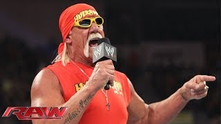 The immortal Hulk Hogan returns to Monday Night Raw Raw Feb 24 2014 [upl. by Brittani]