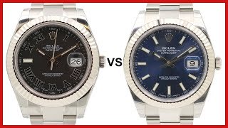 OLD Rolex Datejust II vs NEW Datejust 41 Fluted White Gold COMPARISON [upl. by Ajiam286]