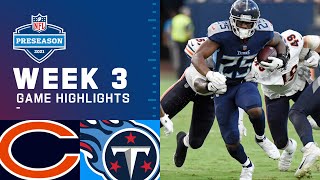 Chicago Bears vs Tennessee Titans  Preseason Week 3 2021 NFL Game Highlights [upl. by Eniluqcaj122]