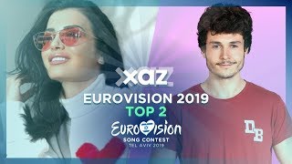 Eurovision 2019 Top 2  NEW 🇦🇱🇪🇸 [upl. by Scevor106]