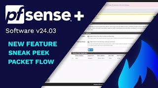 SNEAK PEEK Packet Flow Data Manager  pfSense Plus v2403 [upl. by Jamal]