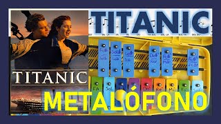 🎵 CÓMO TOCAR MY HEART WILL GO ON en Metalófono  TITANIC  TUTORIAL 🎼 [upl. by Anaeco]