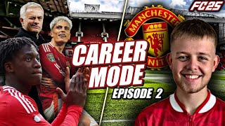 OUR FIRST TROPHY Manchester United FC 25 CAREER MODE EPISODE 2 [upl. by Leksehc]