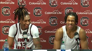 MBB PostGame Florida Zachary Davis and Meechie Johnson News Conference 030224 [upl. by Ahsemo]