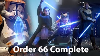 Star Wars Order 66 Complete HD RotS Clone Wars Rebels Bad Batch Fallen Order AotC SWB2 [upl. by Ahrendt]