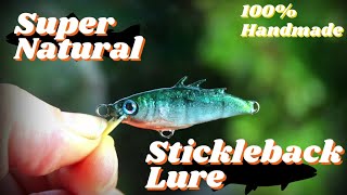 Lure Making  Super natural Stickleback Twitchbait [upl. by Adeehsar]