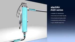 sterilAir AQD ST6  UV process water disinfection [upl. by Aicekan522]