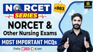 MSN PEDIA PHARMA  NORCET Series 883  NORCET amp All Nursing Exams Special Class  Raju Sir [upl. by Nahseez]